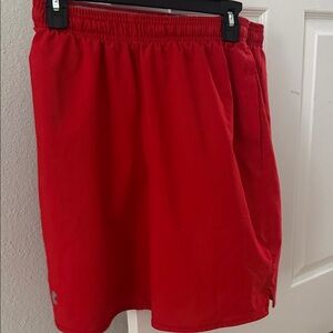 Under Armour Men's Vibrant Red Sports Shorts